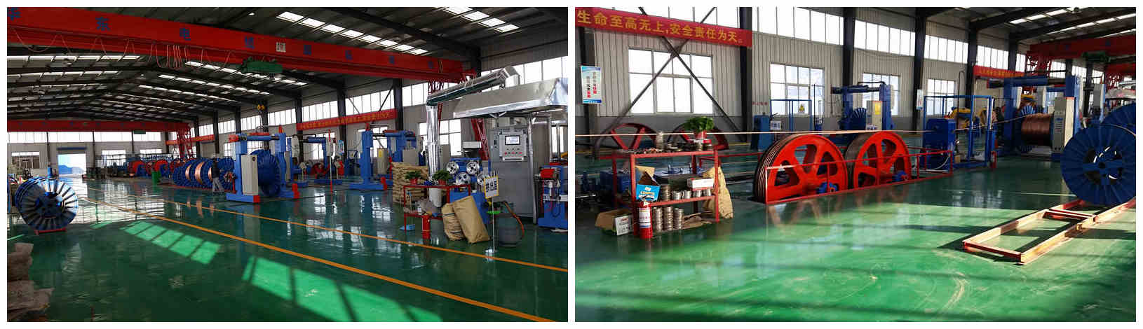 Huadong sje00w cable Factory Display