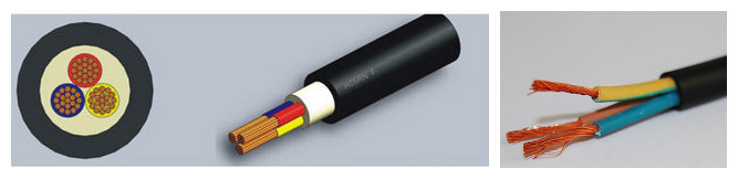 cheap 3 core rubber flex cable manufacturers